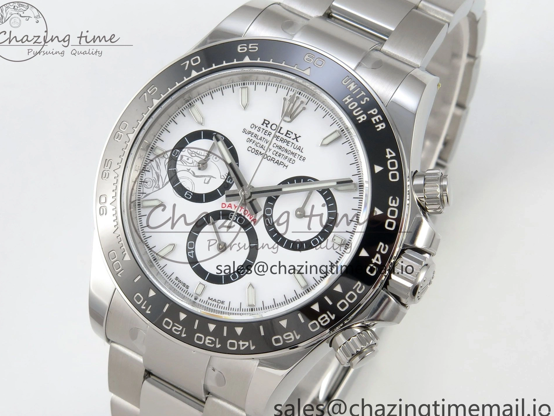 MiroTime 0223 Daytona 126500 THBF 1:1 Best Edition 904L Steel White Dial on SS Bracelet SH Unisex 134